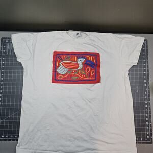 Vintage Ground Control Tshirt XXL Art Bird Toucan 90s Singlestitch Streetwear